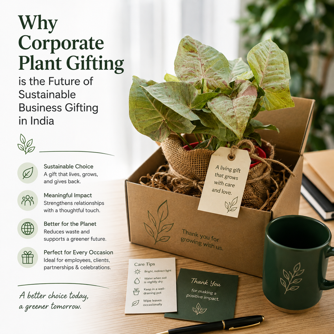 Why Corporate Plant Gifting is the Future of Sustainable Business Gifting in India