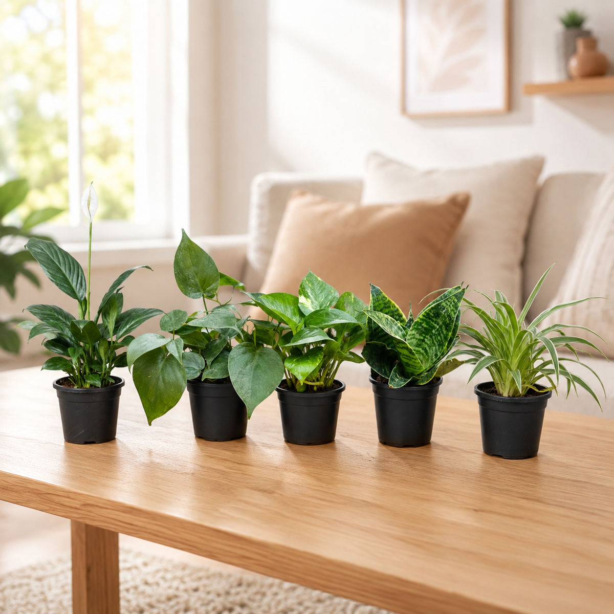 Air Purifying Indoor Plant Set of 5 – Complete Greens