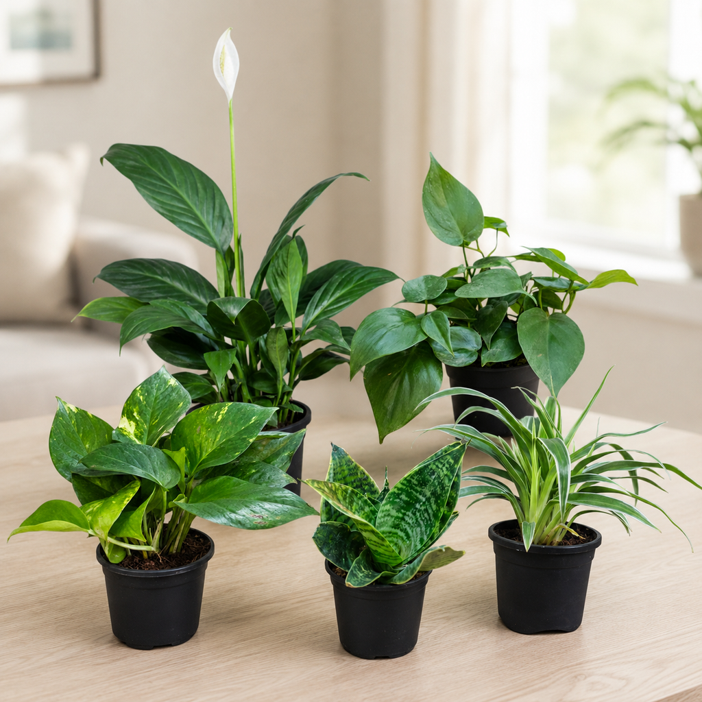 Air Purifying Indoor Plant Set of 5 – Complete Greens