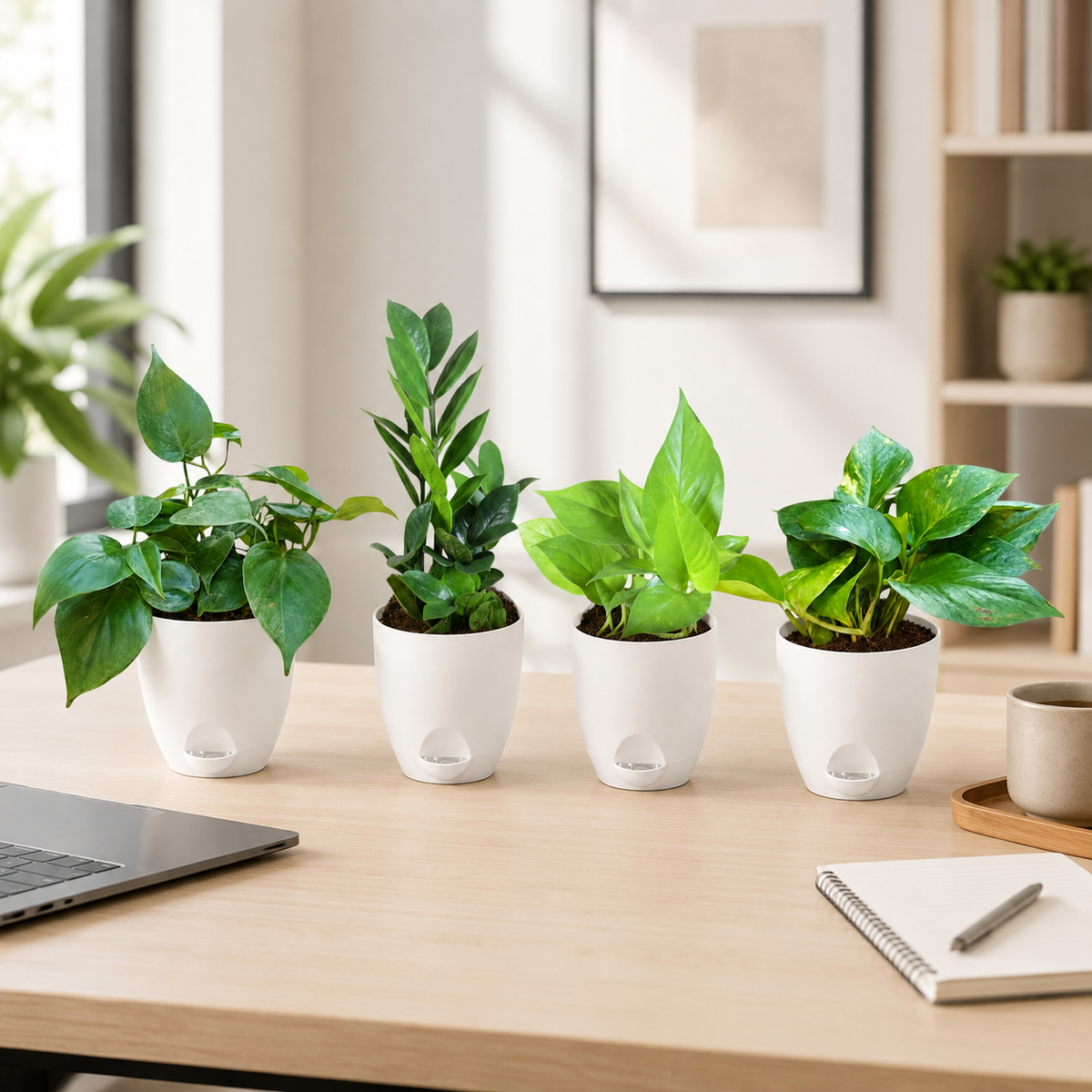 Office Desk Plant Set of 4 – A Little Green for Work