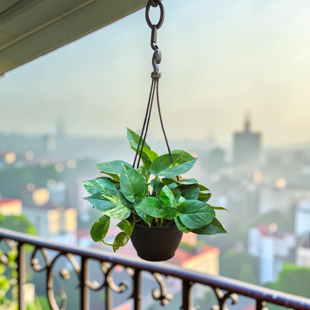 Money Plant (Green) Hanging Basket