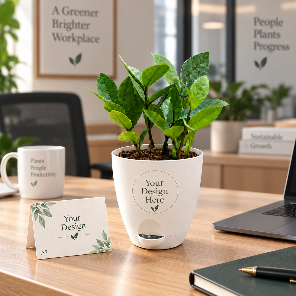 Name on Green – ZZ Personalised Employee Plant Gift