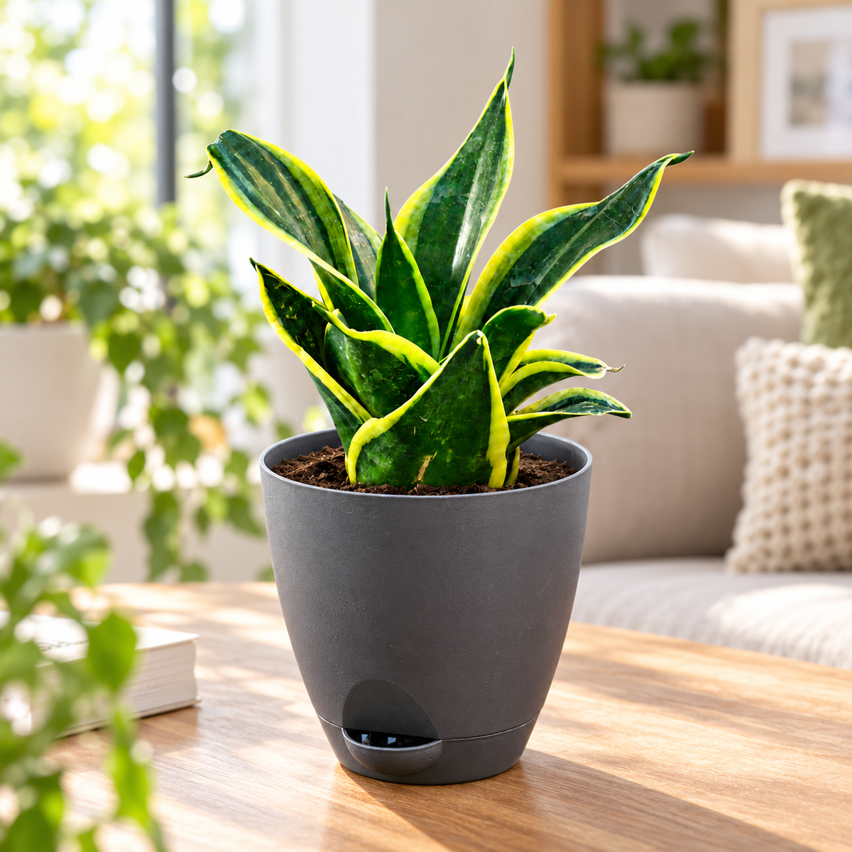 Sansevieria, Snake (Golden Hahnii) Plant