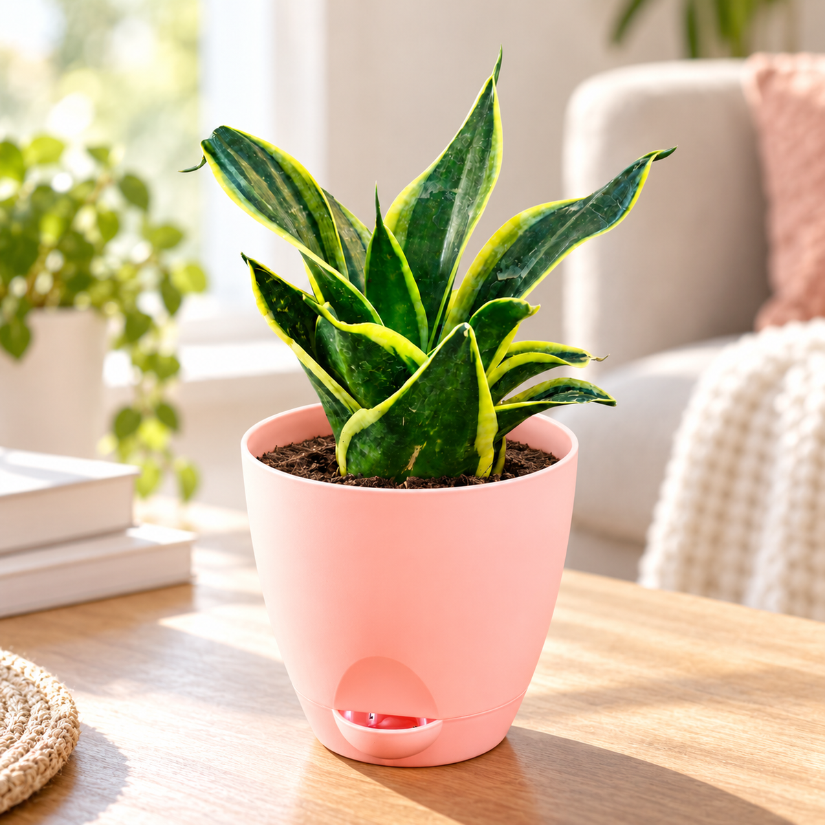 Sansevieria, Snake (Golden Hahnii) Plant